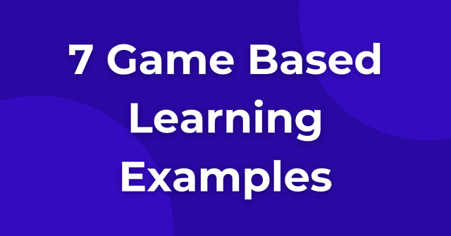 Game Based Learning Examples